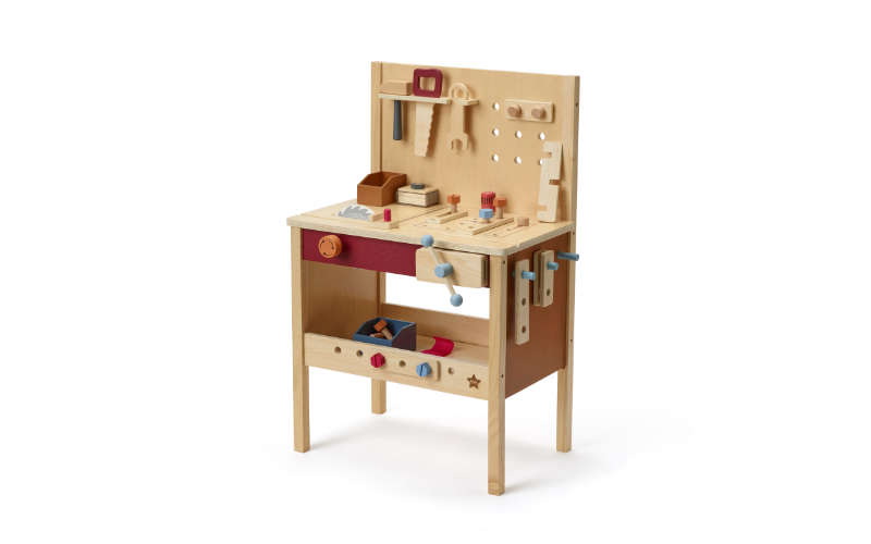 Kinderwerkbank van hout van Concept | Houten speelgoed werkbank – Holzflitzer.de