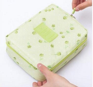 Multi-function waterproof Double-Layer Toiletry Make Up Organizer