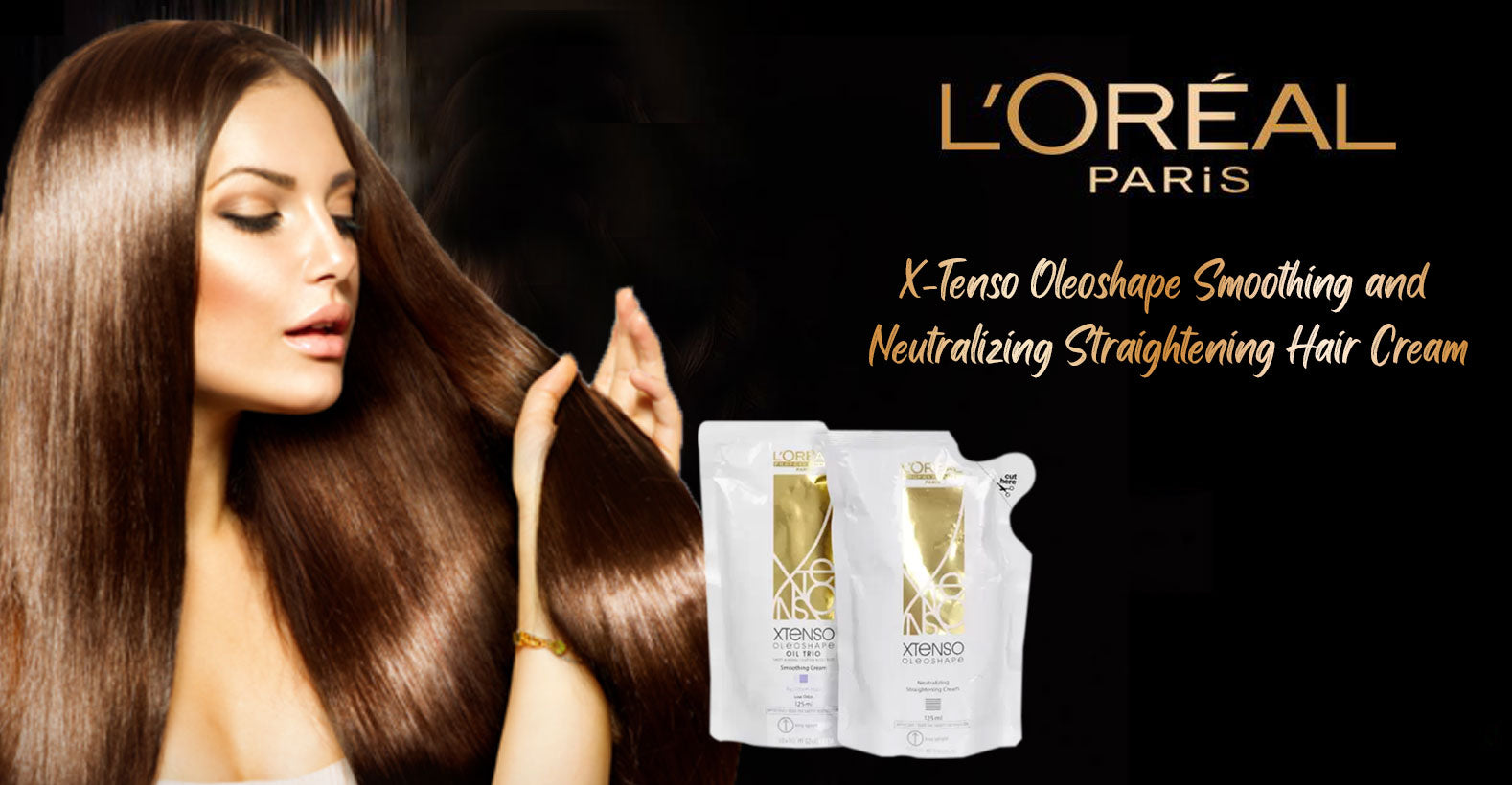 Loreal XTenso Oleoshape Smoothing Extra Resistant Hair Straightener 125ml  Neutralizing Cream 125ml  Beauty Basket