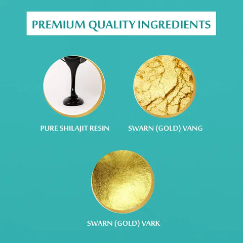 Ingredients of Shilajit gold dust