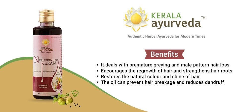 Benefits of Kerala Ayurveda Neelibringadi Keram