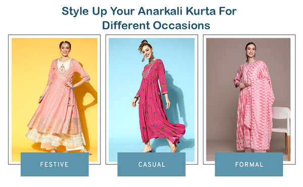 Anarkali Dresses for Different Occasions