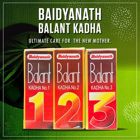Baidyanath Balant Kadha No. 1, 2, and 3