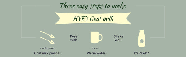 Hye Foods Goat Milk Powder Uses