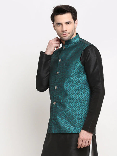 Sea Green Nehru Jacket