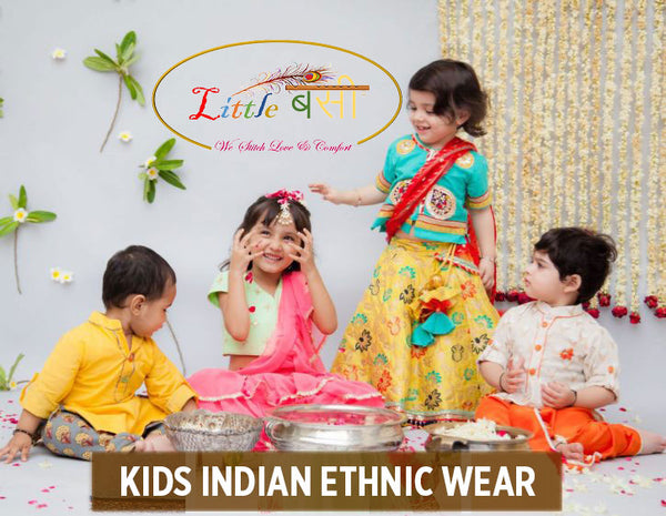 Little Bansi Ethnic Dresses For Kids