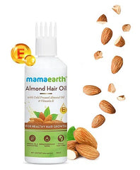 Mamaearth Almond Hair Oil with Cold Pressed Almond Oil & Vitamin E