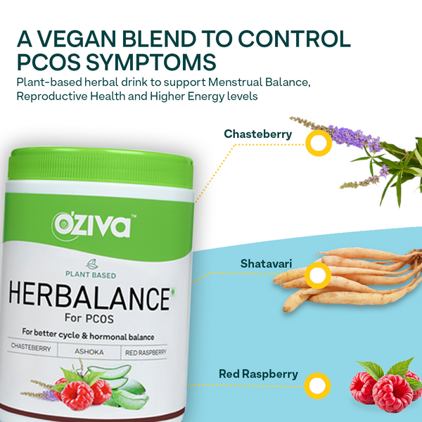 OZiva Plant Based HerBalance For Pcos Benefits