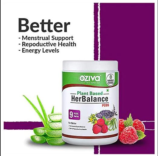 OZiva Plant Based HerBalance For Pcos Benefits