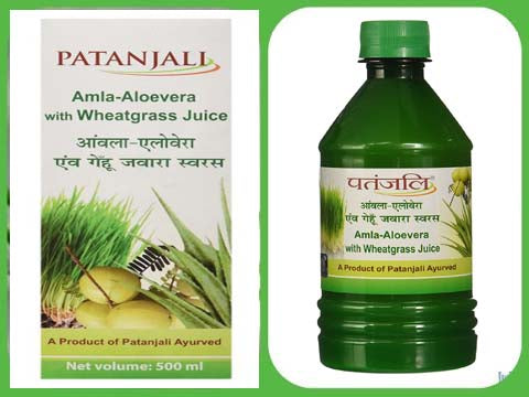 Patanjali Amla Aloevera With Wheat Grass Juice