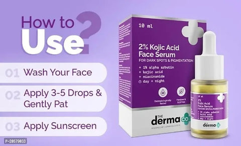 The Derma Co 2% Kojic Acid Face Serum usages