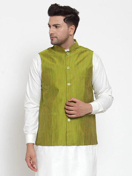 Green Nehru Jacket