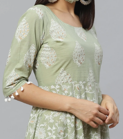 Girls Ethnic Floral Embroidery Short Sleeve Casual Cotton - Temu