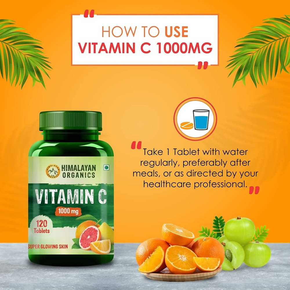 Buy Himalayan Organics Vitamin C 1000 Mg Tablets Online At Best Price Distacart