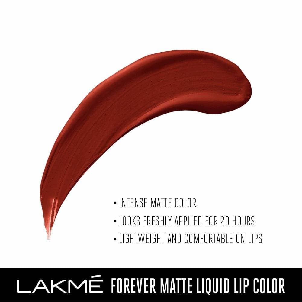 lakme forever matte red cherry