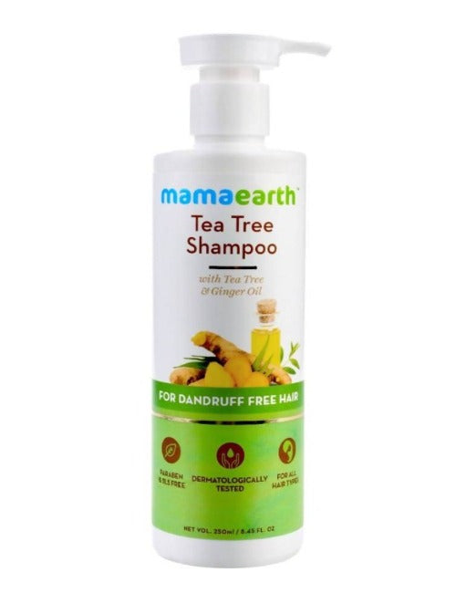 Mamaearth Tea Tree Anti Dandruff Shampoo For Dandruff Hair Online at Price | Distacart
