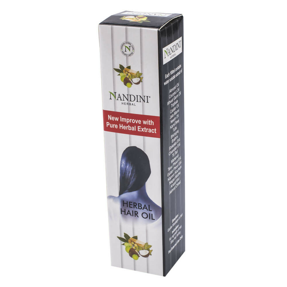 Nandini Herbal Premium Gold Herbal Oil with hair cleaner