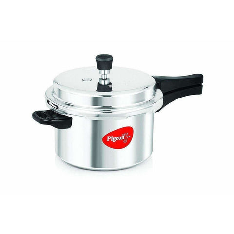 Prestige Popular Induction Base Stainless Steel Outer Lid Pressure Cooker,  5 Liters, Silver - Send Indian Sweets to USA Online