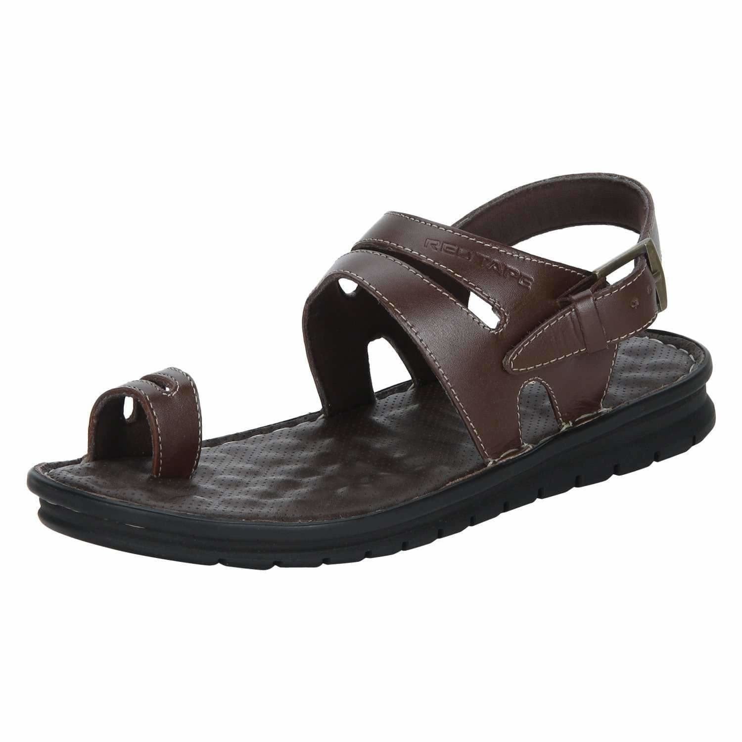 red tape men's leather sandals