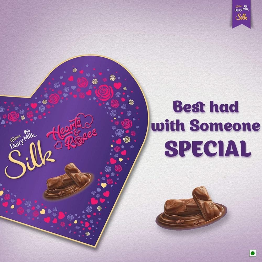 Buy Cadbury Dairy Milk Silk Chocolate Heart Shaped Gift Box Online ...