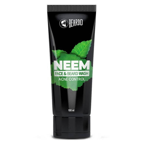 Beardo Neem Face Wash &amp; Beard Wash Acne Control - Distacart