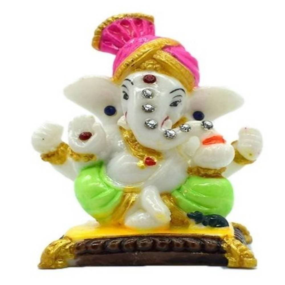 Buy Puja N Pujari Lord Pagadi Ganesh Idol For Home Decor Online at Best  Price | Distacart