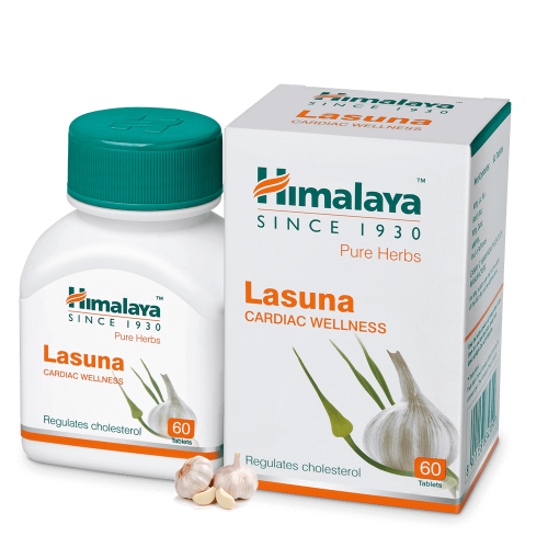 Buy Himalaya Wellness Pure Herbs Lasuna Cardiac Wellness - 60 Online at Best Price Distacart
