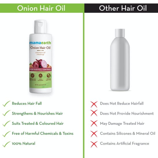 Alphavedic Onion Hair Oil For Hair Fall Control  Regrowth  Stronger Hair