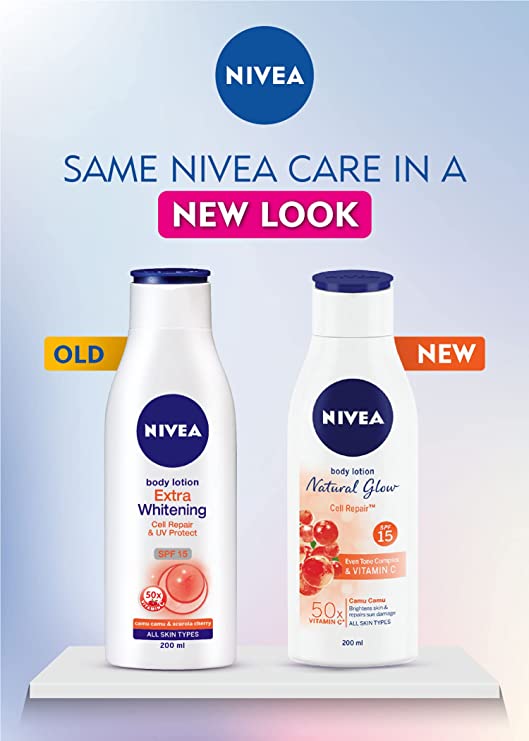 Missie vitaliteit Redding Buy Nivea Body Lotion Natural Glow Cell Repair Online at Best Price |  Distacart