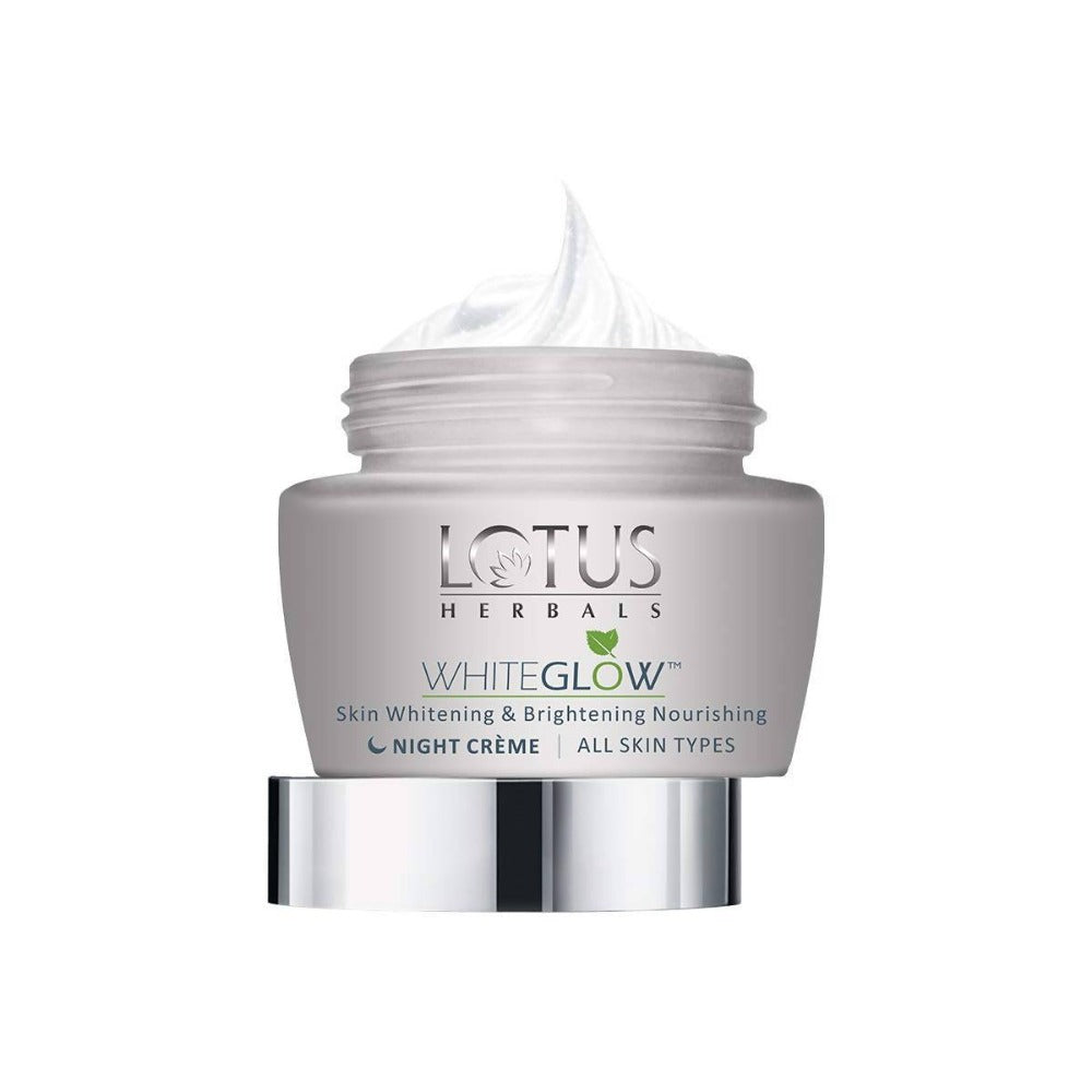 Reisbureau Paragraaf Wegrijden Buy Lotus Herbals Whiteglow Skin Whitening & Brightening Nourishing Night  Creme Online at Best Price | Distacart