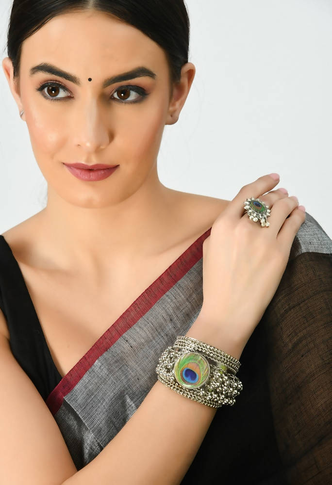 oxidized rings for women: Flaunt Aesthetically With The Best Oxidised Rings  For Women In India - The Economic Times