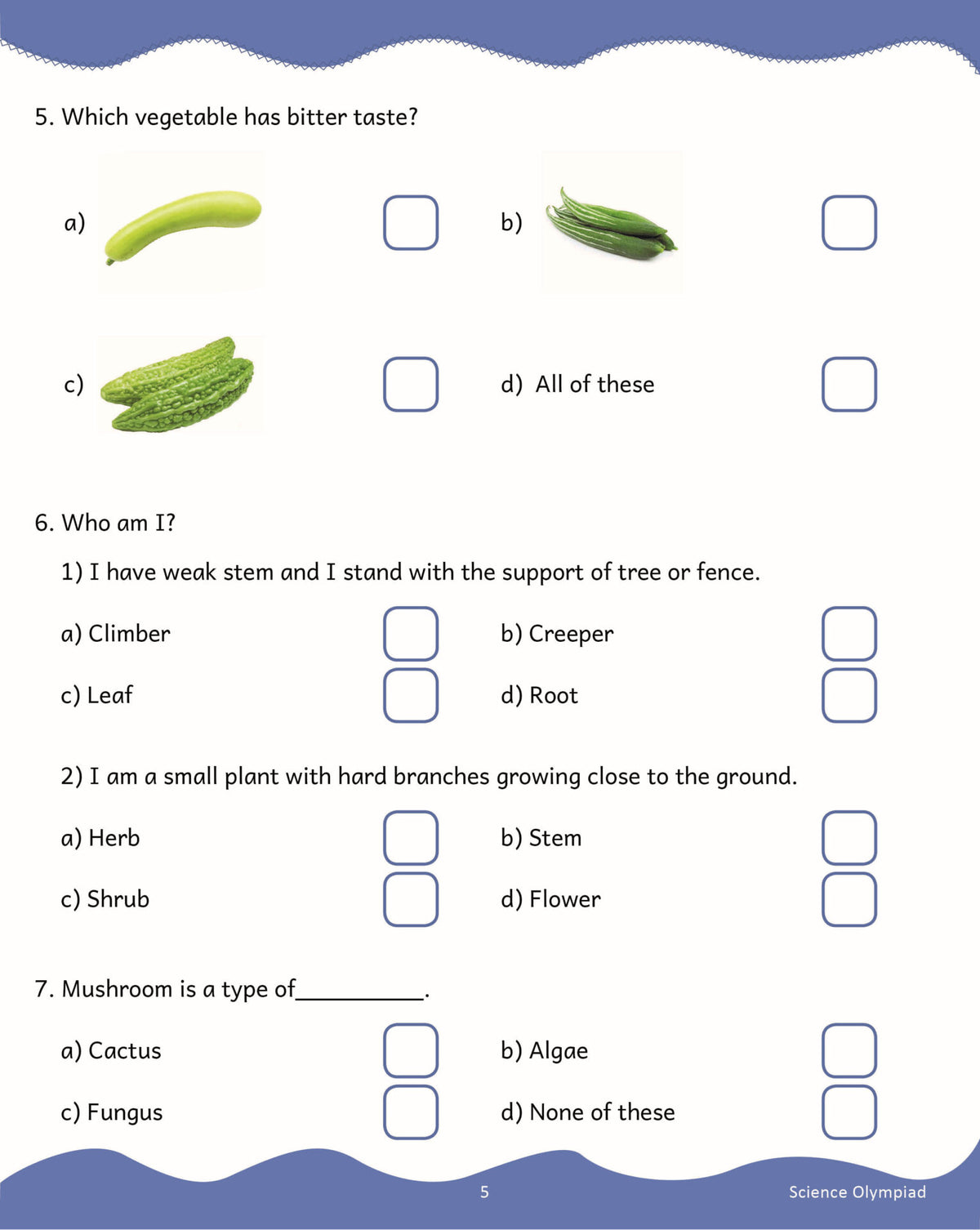 Scholars Insights Science Olympiad Grade 2 Science Practical Questions