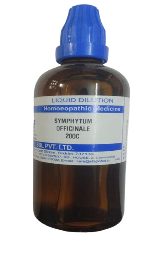 symphytum officinale homeopathy side effects