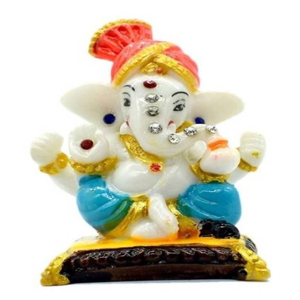 Buy Puja N Pujari Ganesha Showpiece Idol For Car Dashboard Online ...