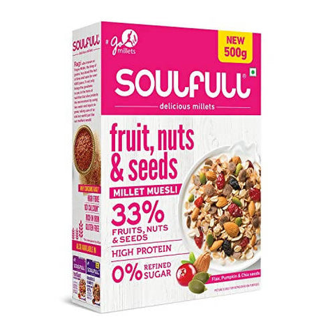 YOGA BAR Fruits, Nuts + Seeds Wholegrain Muesli