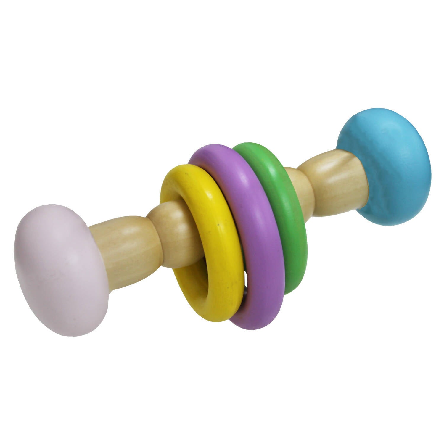 Delaware State Wooden Baby Rattle™ by Bannor Toys