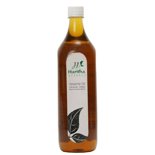 Haritha Herbals Black Sesame Cold-Pressed Oil - Distacart