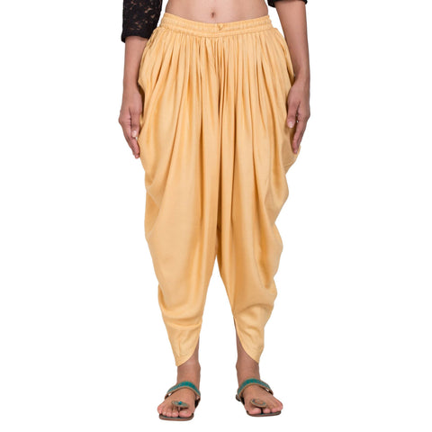 Ishas signature Ready to wear Unisex Dhoti Pants Rust  Panchakacham  Certified organic cotton Easy to pull on Versatile Comfortable for both  casual and formal wear
