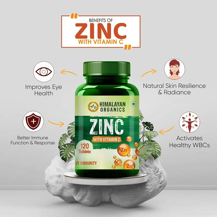 Buy Himalayan Organics Zinc With Vitamin C Tablets Online At Best Price Distacart