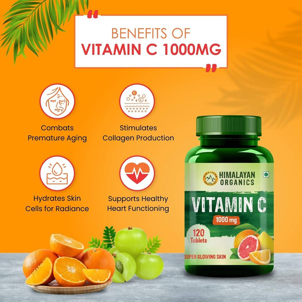 Buy Himalayan Organics Vitamin C 1000 Mg Tablets Online At Best Price Distacart
