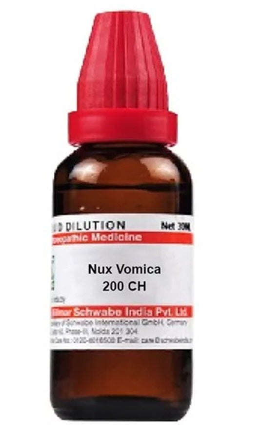 Buy Dr Willmar Schwabe India Nux Vomica Dilution Online At Best Price Distacart