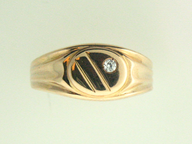 AN13_47 - 19.2kt Portuguese Gold Teenager/Men Ring