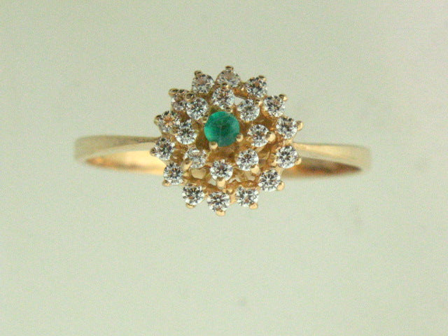 AN4_383 - 19.2kt Portuguese Gold Ladies Ring