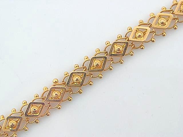 19.2K Portuguese Gold Ladies Bracelet 