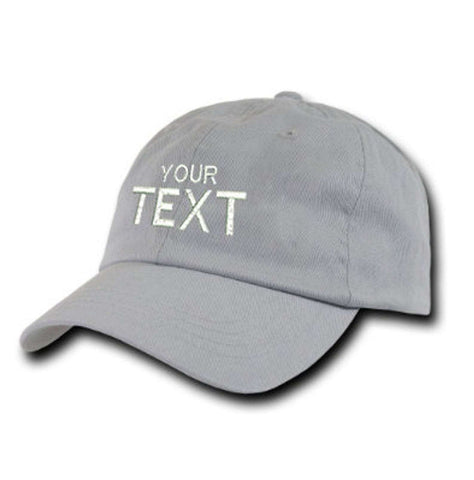 Custom Embroidery Baseball Hat - Custom Text