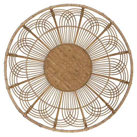 Jumbo Bohemian Bamboo Decorative Wall Basket