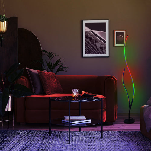 rgb ripple floor lamp