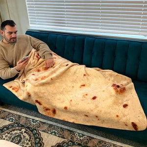 Super Soft Round Shape Burrito Blanket - bedding - 99fab.com