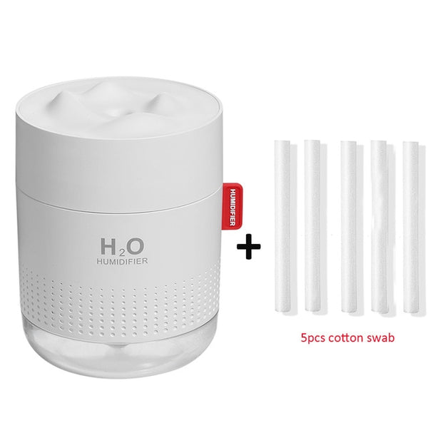 Portable Ultrasonic Humidifier 500ml Snow Mountain H2o Usb Aroma Air Diffuser 29