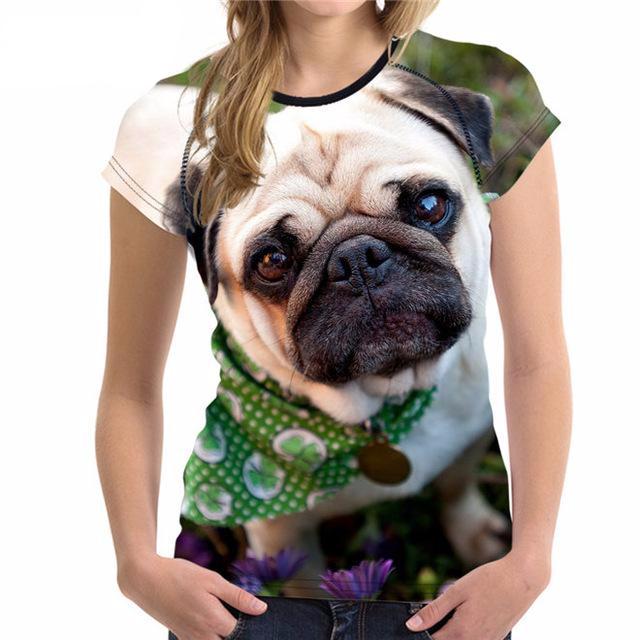 YourPet 3D printed T-shirts for Women w1569 | 99FAB